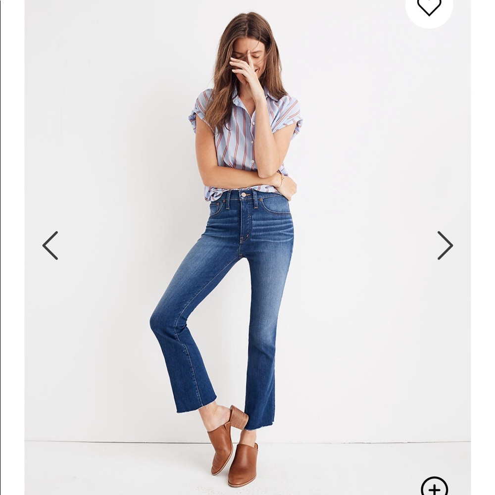 MADEWELL REG CALI DEMI BOOT JEANS IN MARCO WASH